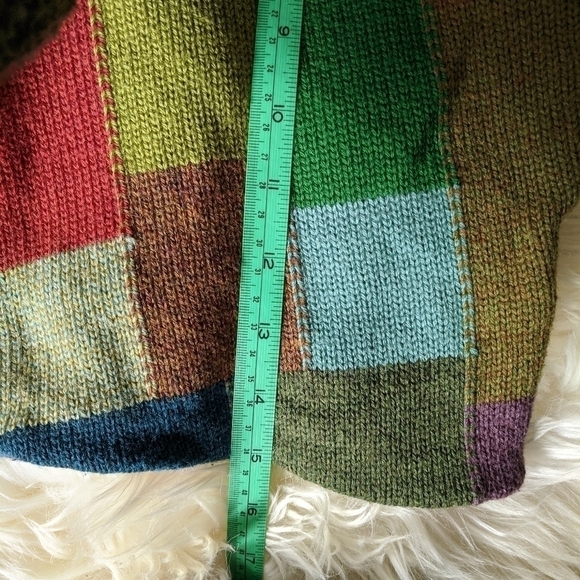 Vintage Patchwork knit Sweater - Picture 8 of 9
